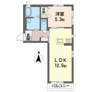 コンフォール泉【2階】の間取り