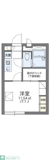 レオパレスなでしこ【1階】の間取り