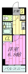 エスフォート舞浜【3階】の間取り