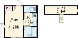 エイビィ五反野【3階】の間取り