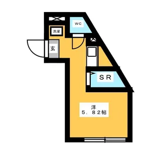 GLAD I東向島(グラッドワン)【1階】の間取り