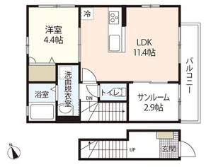サンハイムIII【2階】の間取り