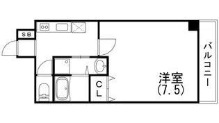 メインステージ須磨【10階】の間取り