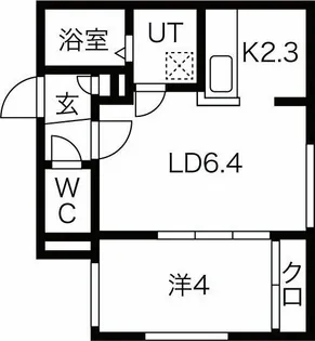 Encore福住(アンコール福住)【4階】の間取り