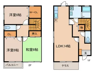 リフレッシュ1の間取り