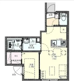 KLEIS六町【1階】の間取り