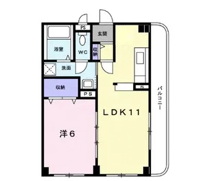インフィニティ シバタ【2階】の間取り