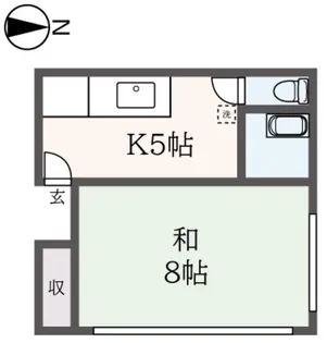 サンハウス【2階】の間取り