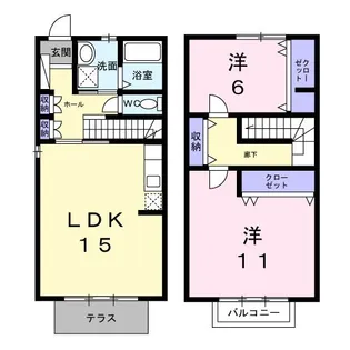 ディアコートIの間取り