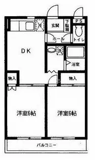 タンドリア伊野【2階】の間取り
