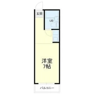 アトリエ三番館【2階】の間取り