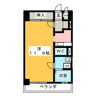 アーバネオ清洲【1階】の間取り