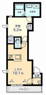 Plaisir K【2階】の間取り