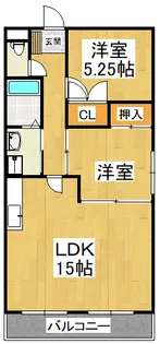 グミヒルズ【1階】の間取り