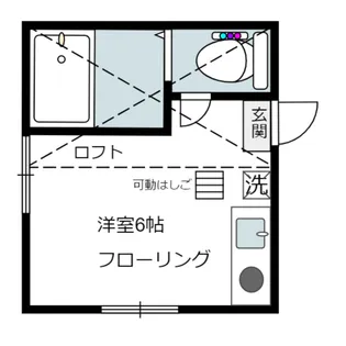 ルフィーナ新子安【1階】の間取り