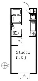 ラティエラ西蒲田【3階】の間取り