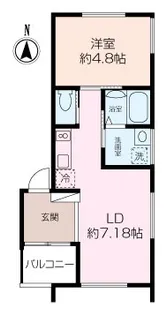 ATIAS【2階】の間取り