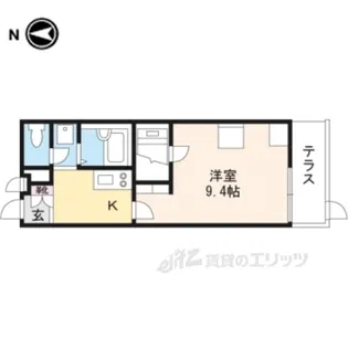 レオパレス大陽伍番館【3階】の間取り