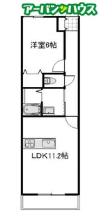 リバーサイド平井【2階】の間取り