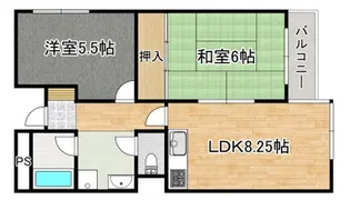 ハイツセピア【2階】の間取り