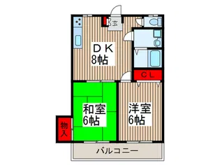 チェリーブラッサム【2階】の間取り