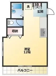 ル・モンド三田【2階】の間取り