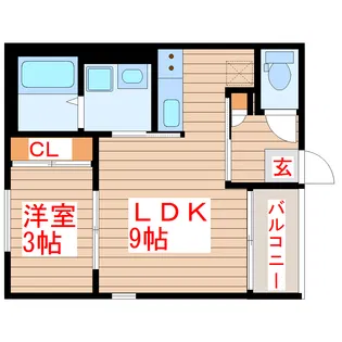 REGALEST薬師堂【3階】の間取り