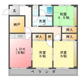 曽根マンション【2階】の間取り