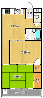 アメニティあっそ【2階】の間取り