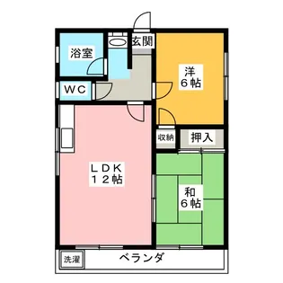 フジマンション【6階】の間取り
