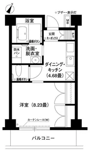 芦谷の杜【4階】の間取り