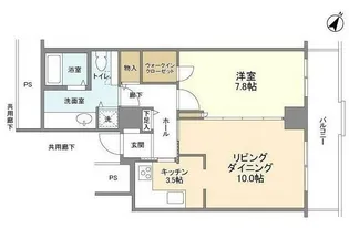 トルナーレ日本橋浜町【36階】の間取り