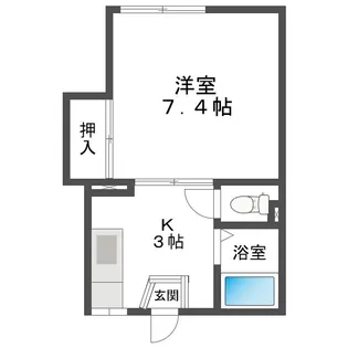 カーサノルテ【1階】の間取り