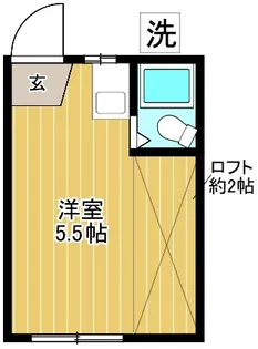 ハウス馬事公苑【1階】の間取り