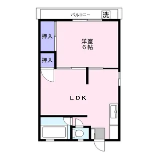 メゾンド・フクシマ【2階】の間取り