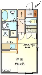 La・Feria(ラ・フェリア)【2階】の間取り