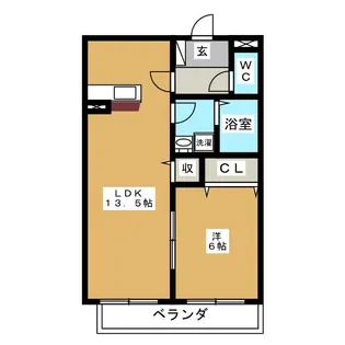 レジェンドヒル【2階】の間取り