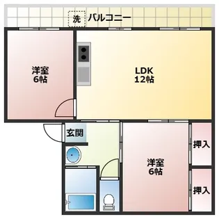 宮崎県宮崎市矢の先町【マンション】の間取り