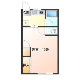 大室アパート【2階】の間取り