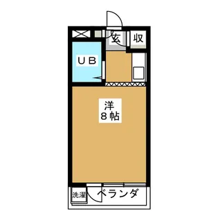 コーポベル【1階】の間取り