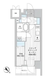 オーパスホームズ南行徳【3階】の間取り