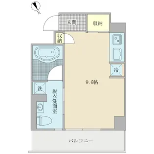 プロシード西天満【2階】の間取り