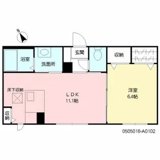シャーメゾン上代【1階】の間取り