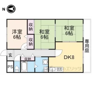 ライフステージ広瀬駒場新町【1階】の間取り