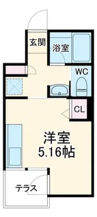 千葉県千葉市花見川区南花園1【アパート】の間取り