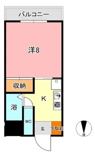 プリード遠藤 B【3階】の間取り