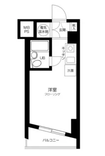 第32宮庭マンション【9階】の間取り