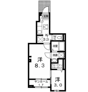 埼玉県本庄市緑1【アパート】の間取り