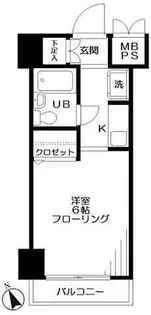 日神パレステージ目白【6階】の間取り