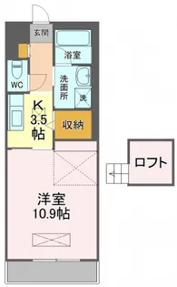 ユーロスクエア【1階】の間取り